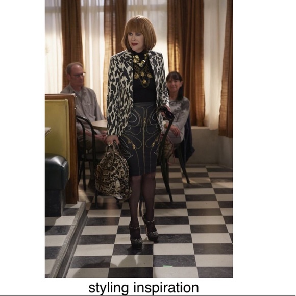 L.A.M.B Dorothee Platform Wedge Heels White leopard animal print sz 8 1/2 - Picture 4 of 16